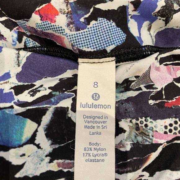 Lululemon Fast And Free Abstract Pattern 28” (8) - Picture 3 of 3